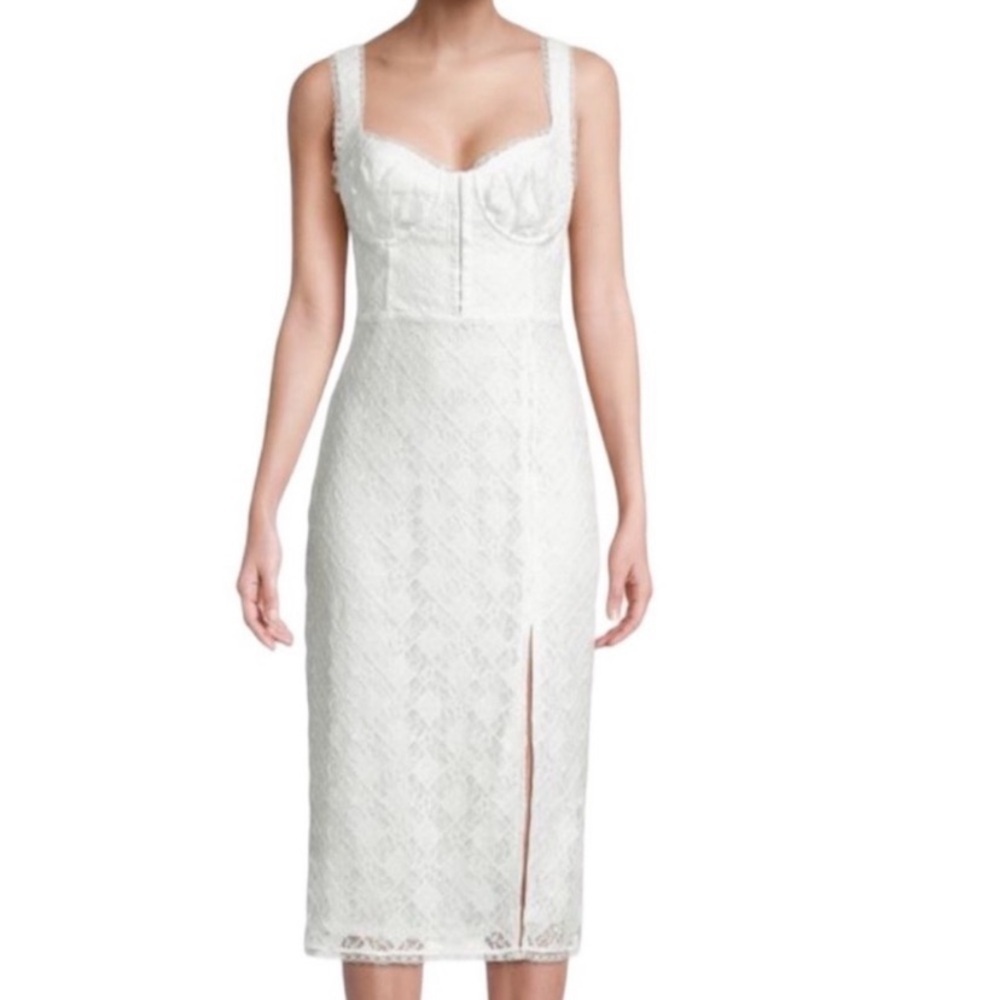 ASTR The Label Corset Lace Sheath Midi Dress size XL